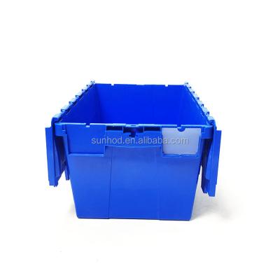 China Sunhod SHD-K26 Collapsible Turnover Box With Foldable Lid Plastic Create For Frozen Meat Hot Sale Te koop