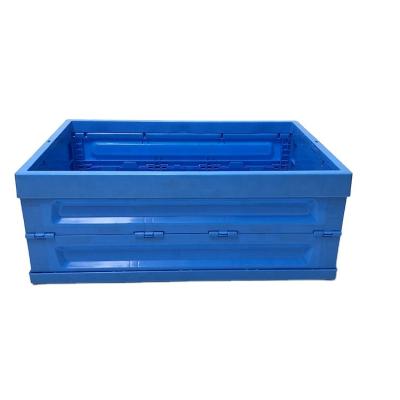 China High Quality Outdoor Collapsible Turnover Box Camping Folding Plastic Storage Box for sale