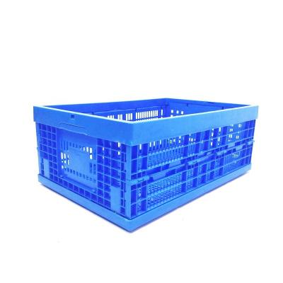 China Food grade stackable vegetable and fruit plastic collapsible container box crate for sale