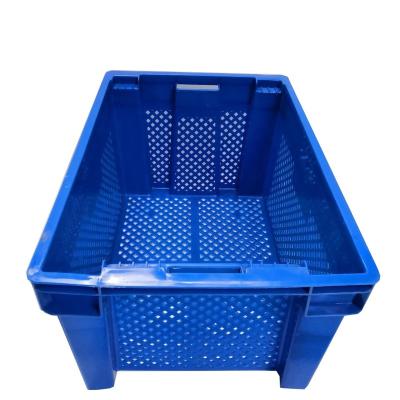 중국 Good Quality Heavy Duty Plastic Crates Vented Mesh Style Crates 판매용