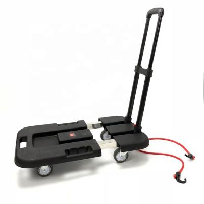 중국 Household Portable Folding Hand Luggage Trolley Cart For Daily Use Mobile Travel Trailer Luggage Cart 판매용