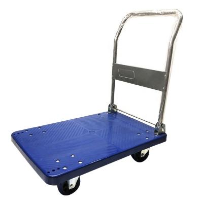 중국 Cheap platform hand truck 150kgs 300kgs capacity platform hand truck trolley 판매용