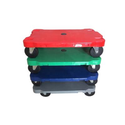 Cina 100 kg loading 4 universal wheels furniture mover flat cart flowerpot moving dolly Portable Interlocking dolly in vendita