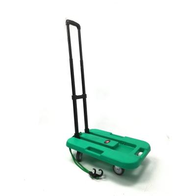 China Portable Folding Luggage Cart two 360 Rotate Wheels Load 440 pounds hand carts folding transport trolley for sale