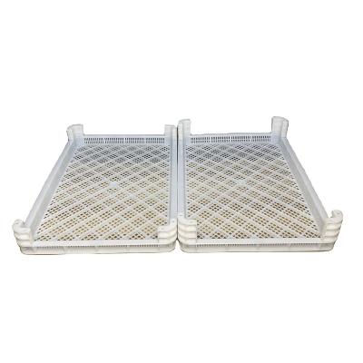 Cina 100% Food Grade Materials Stackable Plastic Drying Trays For Softgel / Paintball / Plants Fruit / Seafood in vendita