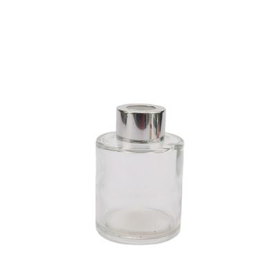 China 2021 New Best Quality 30ml-200ml Round Glass Packaging Recyclable Glass Perfume Reed Diffuser Bottle for sale