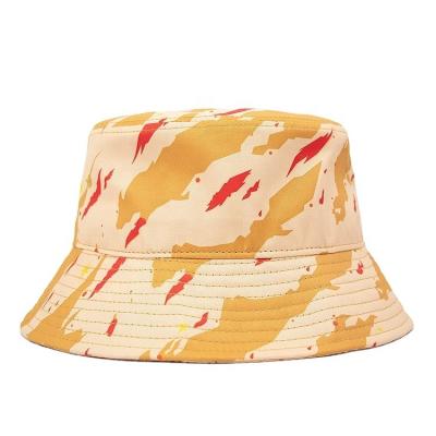 China Custom Sun Protection Factory Embroidery Men And Women Printing Cotton Fishing Hat Bucket Hat for sale