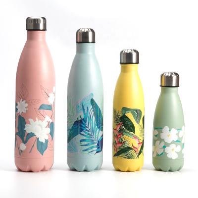 China Cille 450ML Travel Vacuum Heat Insulation Double Wall 304 Stainless Steel Kids Water Bottle Sustainable Custom 18/8 With Straw for sale