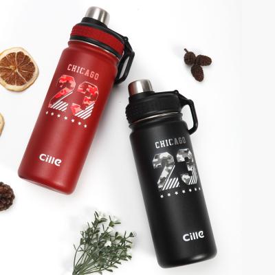 China Low Price 680ml PORTABLE Sport Flasks Vacuum Stainless Steel Thermo Double Wall Insulated Water Bottle for sale