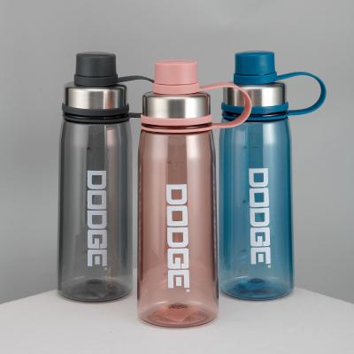 China Viable Custom Logo Printing Boosting Travel Water Bottle Eco Friendly Plastic Water Bottle With Filter for sale