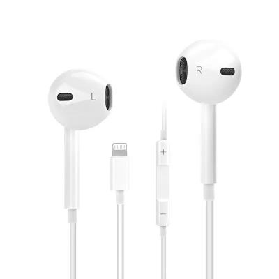 China Original Good Quality Perfect Sound Headphones MMTN2FE/A C100 Chip Wired Stereo Noise Canceling Earphone For Lightnin Earphone for sale