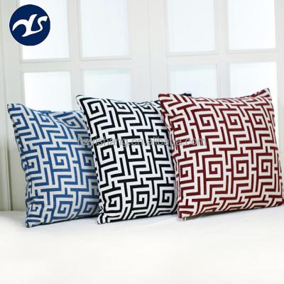 China Soft And Decorative Chenille Jacquard Chair Sofa Bed Room Decorative Cushion Pillow for sale