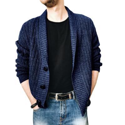 China 2021 Anti-Wrinkle Mens Long Sleeve Cardigan Single Breasted Casual Sweater Knitted Mens Jacket for sale