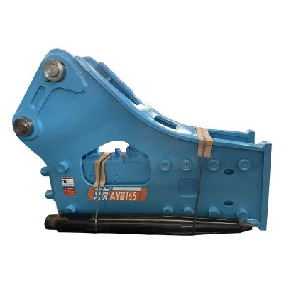 China stone breaker machine like 4.5 ton hammer for cat excavator side type hydraulic breaker for sale