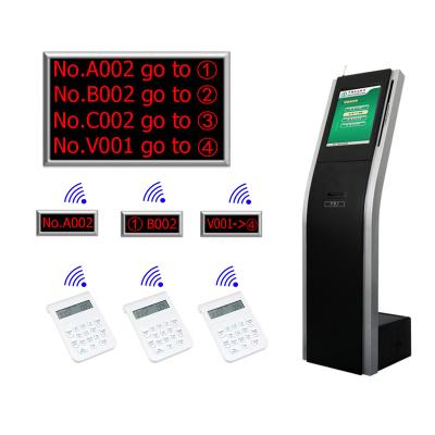 China 17 inch high quality wireless bank queue management system with best software SAMSUNG LCD/LG LCD for sale