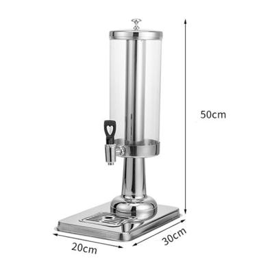 China 201+pc 3L Stainless Steel Cold Hotel Fruit Juice Drink Dispenser Juice Dispenser China Supply Manufacturer for sale