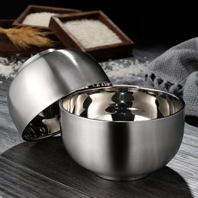 China Quality Auspicious Kitchen Disposable Guaranteed Food Grade Round Stainless Steel Bowl 13cm for sale