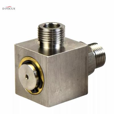 China custom 304 right angle hydraulic rotary swivel joint union for sale