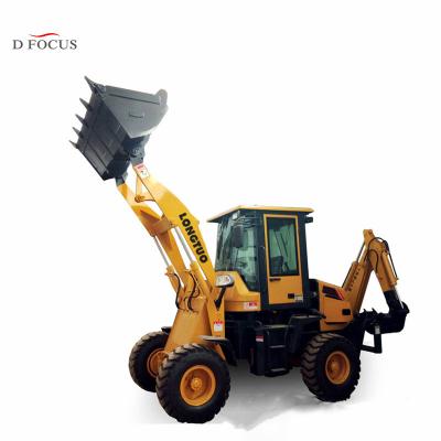 China Chinese factory diesel backhoe loader mini small wheel 4x4 backhoe loader sale in Philippines price for sale