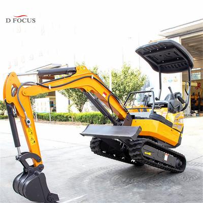 China Machinery Repair Shops New Mini Excavator Crawling Digger With Thumb For Farm One Ton Mini Excavator Hot Selling Digger for sale