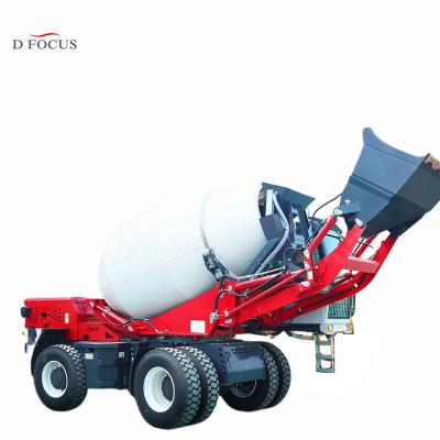 China Construction Works Mini Truck Concrete Mixer 2m3 Concrete Mixing Car For Sale for sale