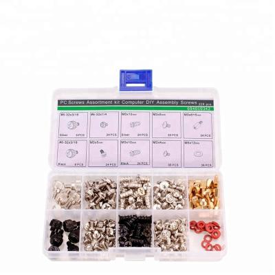 China ZINC 228PCS Computer Case Motherboard Fan Hard Drive Screws Assortment Kit for sale