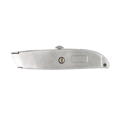 China Quick-Change Aluminum Auto Retractable Utility Knife For Cutting Carpet for sale