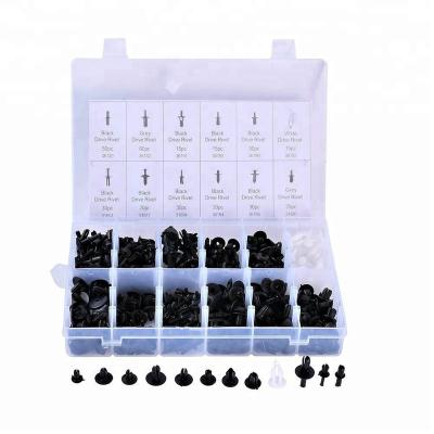 China Car Repair 350Pcs Assortment Push Pin Rivet Clips Most Popular Clips Car Clips And Fasteners For Many Brand Vehicles for sale