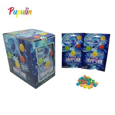 China Normal Colorful Chewy candy  with burrs confectionery stone crunchy chewy candy for sale