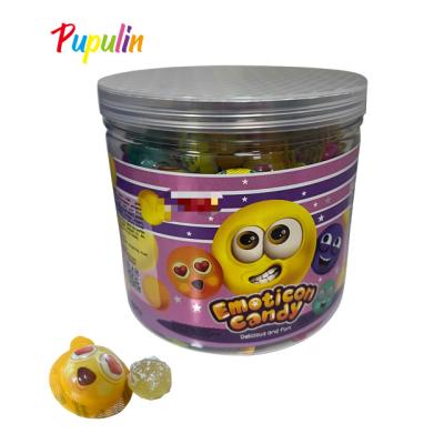 China Normal Wholesale Snacks Emotion Gummy Candy  Sweet 3D Expression Shape Gummy Soft Candy for sale