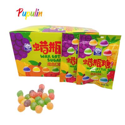 China Normal Wholesale Snacks sweet fruit Gummy Candy  Sweet 3D Hard Gummy Candy Soft Candy for sale