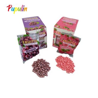 China Normal Vietnam Thailand sour tasted chewy candy grape fruit flavor mini chewy candy for sale