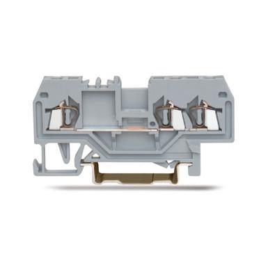 China Spring Rail Mounted Terminal Block Wago Compact Connectors for sale