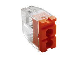 China Orange 18 - 12 AWG 600V 20A Push In Wire Connectors With 2 Pole for sale