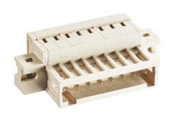 China 2 - 24 Pole Coupled MCS Connector As Plug Connectors On Rail-Mounted Terminal Blocks for sale