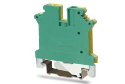 China Pluggable 24 - 10 AWG UK5 Grounding Screw Clamp Terminal Block Connector for sale