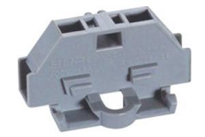 China 500V 24A 24 - 14 AWG 2 Conductor Through Miniature Terminal Blocks With Fixing Flanges for sale