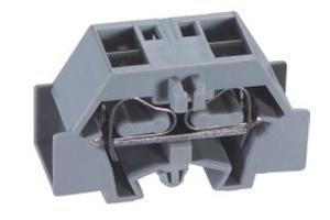 China Side-entry 630V 24A Miniature Terminal Blocks With Snap - In Mounting Feet for sale