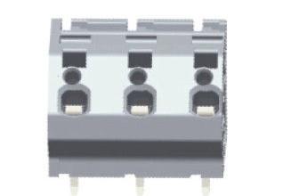 China 3 Pole 10mm Pitch PCB Screw Type Terminal Blocks Angled Type 245 series for sale