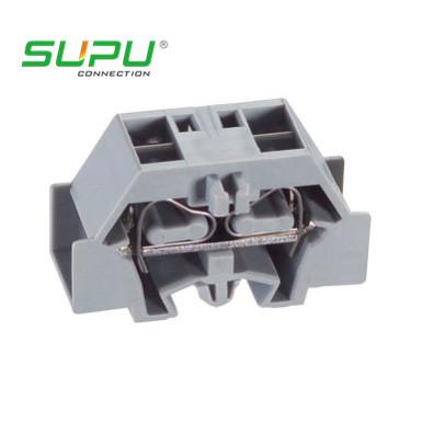 China 300V 10A24 -16 AWG Small Miniature Terminal Blocks With Snap-In Mounting Feet for sale