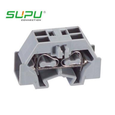 China 630V 24A 24 - 12AWG 2 Conductor Miniature Terminal Blocks For Any Kind Of Wires for sale