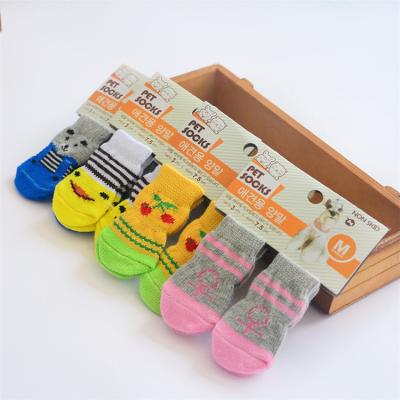 China Factory Price Good Quality Sustainable Pet Non-slip Cute Socks For Dogs for sale