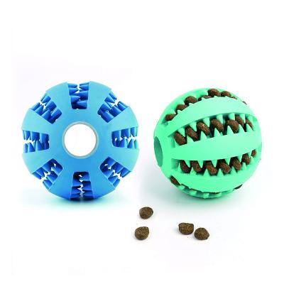 China Viable Factory Direct Pet Toys Rubber Molar Ball Dog Toys Chew Escape Ball Watermelons Ball for sale