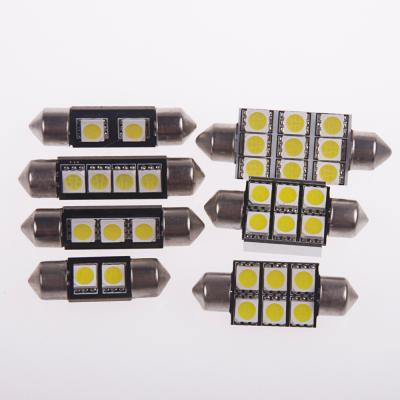 China Canbus DC12V LED Lamp Car LED Bulbs Interior Dome Light Reading/Indicator/Door/Roof/Car LED Festoon Light 5050 SMD Combination 31/36/39/42mm for sale