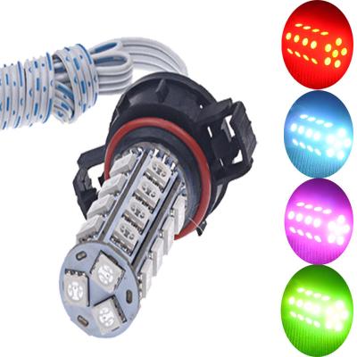 China Led Car Fog Light Factory Direct Selling 5V 5050 27SMD Chips RGB 9005 Led 9006 Fog Lights Lamp 9005 for sale