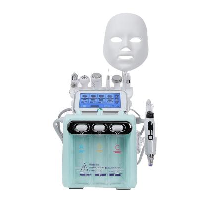 China Water Facial Machine Jet Peel Ultrasonic Facial Hydrogen Pigment Removal Multifuncional Oxygen Facial Skin Care for sale