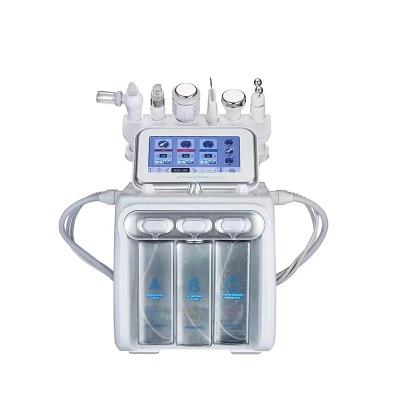 China Exfoliators Skin Tightening Face Lift Beauty Machine 6 in 1 Small Hydrogen H2o2 Bubble Spa Oxygen Skin Facial Hydrodermabrasion Machine for sale