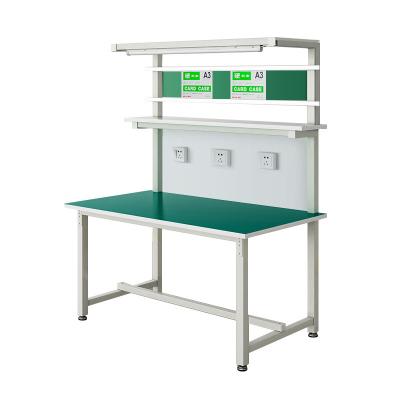 China Anti-static New Design Assembly Line Working Table Industrial Mobile Repair Workbench for sale