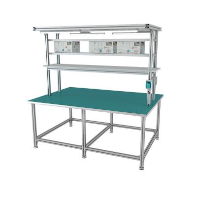 China Anti-static New Product Aluminum Work Table System Assembly Line Bench Laboratory Workbenches Electronic for sale