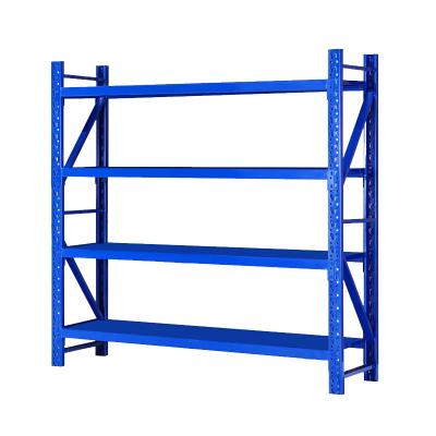 China Corrosion Protection Warehouse Storage Light Duty Pallet Rack System Shelving Unit Boltless Storage Steel Racking Racks for sale